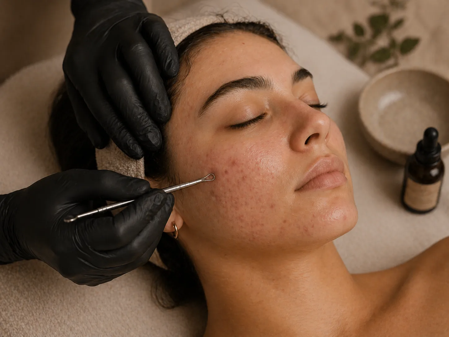 Acne facial treatment at MASHMEOVER Esthetics in Orange, CA